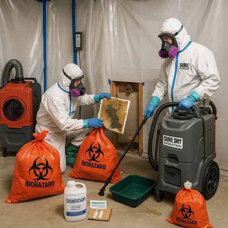 Contaminated Water Handling Protocols process in Strathmore, NJ