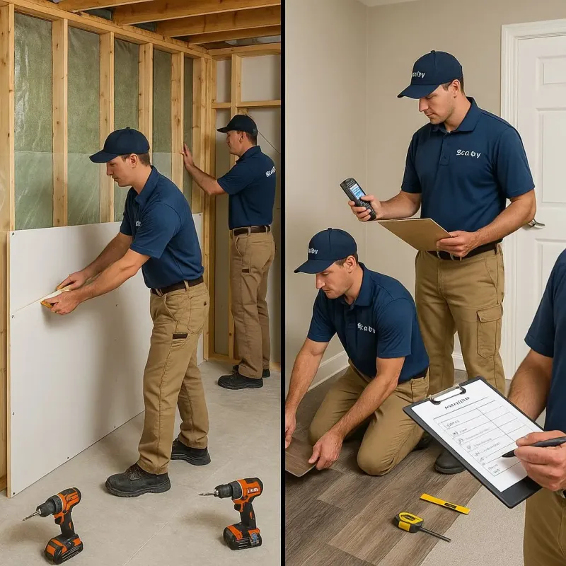 Repairs and Reconstruction process in Strathmore, NJ